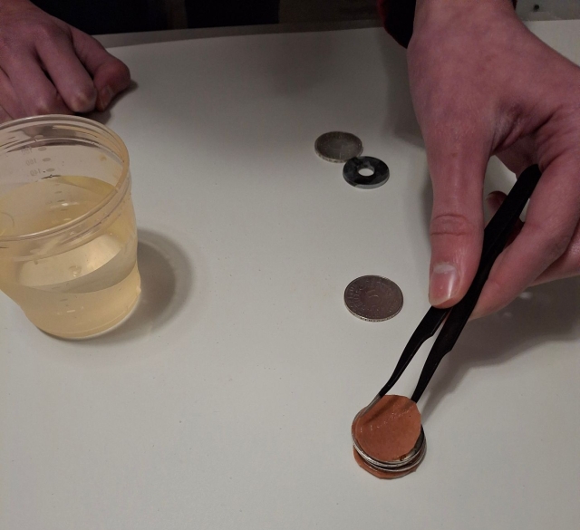 Konstruktion Voltasäule